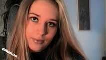 Sweet Teen Lucie's first casting video