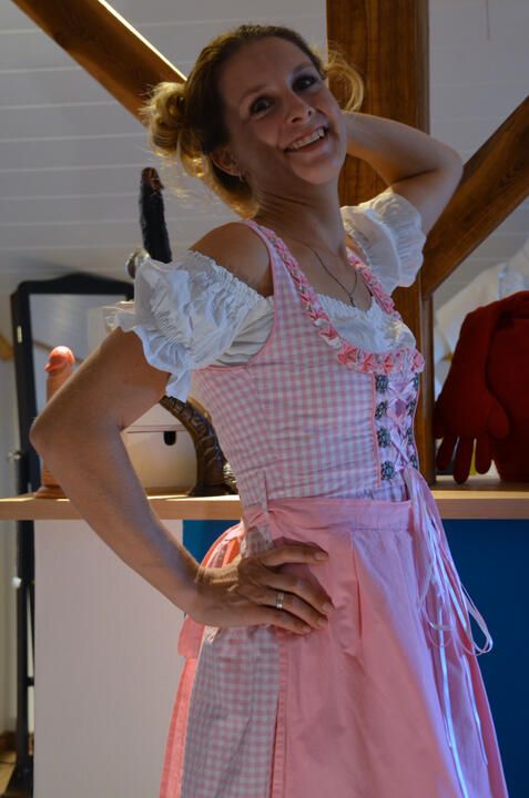 Very nice in a dirndl (NN)