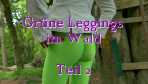 Green leggings in the forest - part 2