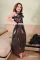 Morrigan & Valeria Ross - Valeria Ross are posing in trash bag dress