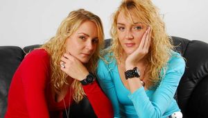 The Twins wearing PopSwatches (with video)