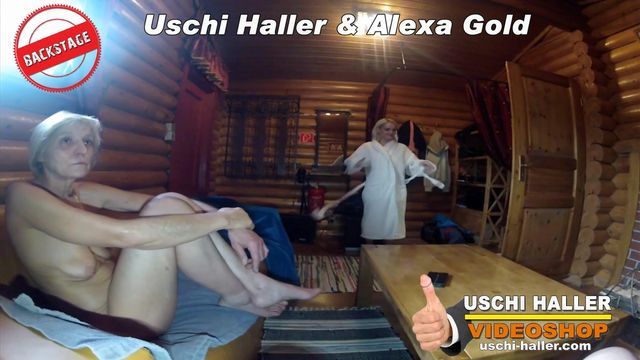 Backstage: Uschi and Alexa in the banya