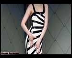 Zebra girl caught and restrained - video
