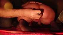 Squirted with fingers on the hand - my squirting queen pisses off - POV - close-up FULL HD