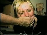 29 Yr OLD SEXY ROMANIAN BAREFOOT, HOG-TIED, TOE-TIED & CLEAVE GAGGED (D42-14)