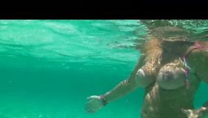 Watch me nude underwater
