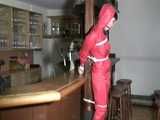 3 Videos with Jill tied and gagged in shiny nylon Rainwear. From 2005-2008!