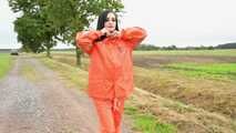 Miss Amira in AGU Adidas rain suit 