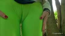 Green leggings in the forest - part 3