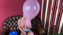 hand and electical pump2pop three balloons and Blow2Pop pink U14
