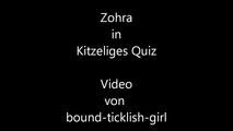 Zora - tickle quiz part 1 of 3
