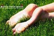 barefoot in the meadow