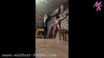 Soft #CBT and #ballbusting in the #dungeon