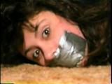 18 Yr OLD LATINA ANGEL BALL-TIED, HOG-TIED, TAPE GAGGED & BLINDFOLDED (D24-13)