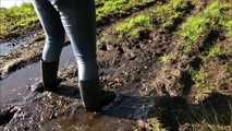 Rubber boots in mud For my rubber boot lovers