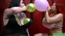 2 Girls: Balloon Fun with Jasmine Jade and Amara Zane 