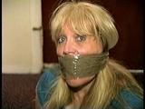 50 Yr OLD REAL ESTATE AGENT GETS MOUTH STUFFED, WRAP TAPE GAGGED, BALL-TIED, TOE-TIED AND TICKLED (D65-5)