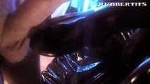 Heavy Rubber Zipperface: Kinky & Intense Hand- and Footjob! Pt.1