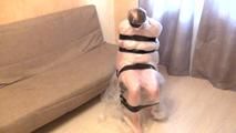 [From archive] Stella - wrapped and taped to the chair 0(video)