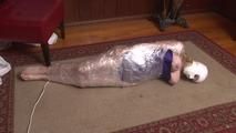 Mummification with Packing Tape and Vibrator Orgasm - Lorelei