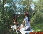 Jill Diamond & Lady AlexXandra, Donmination in the garden