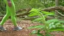 Green leggings in the forest - part 2