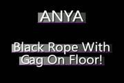 Video - Well Packed Asian Girl - Balltied Anya Lying on the Floor