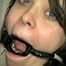 RING-GAGGED, MOUTH STUFFED, DROOLING & GAG TALKING PIPER (D28-1)