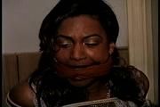 27 Yr OLD BEAUTY SALON OWNER GETS HANDGAGGED, MOUTH STUFFED, AND BOUND UP HAND AND FOOT (D-71-10)