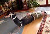 Akasha in a new Hogtied-Bound