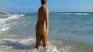 Nude on the beach of Fuerteventura