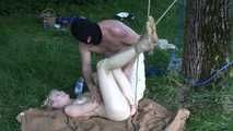 Melanie tied up and tortured outdoor-part 2, HD 1280x720