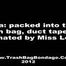 [From archive] Liska packed into the trash bag, duct taped and dominated by Miss Love