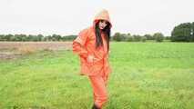 Miss Amira in AGU Adidas rain suit 