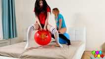464 Rebecca Volpetti and Anina Silk want to let them bounce!
