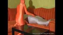 Spandex couple playing - Zentai sex