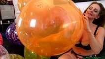 creating balloon tetrahedrons with sit2pop and blow2pop orange TT17