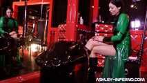 Lady Ashley - Incredibly horny rubber object