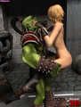 Alien Orc and Blondie