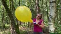 handpump2pop four balloons in the forest