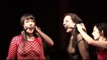 Yvette Costeau & Katarina Blade - challenged by Damon Pierce & Eilse Graves