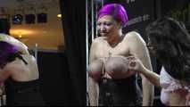 Public Breast Bondage & Punishment for Nova Pink & Muriel LaRoja