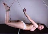 Peggy - nude strict hogtie