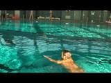 Nude in the public-pool -4-