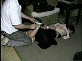 TINY TINA HOG-TIED,  PANTY STUFFED MOUTH & CLEAVE GAGGED (D16-9)