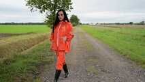 Miss Amira in AGU Adidas rain suit 