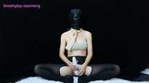 Xiaomeng Head under Pantyhose and Hoods