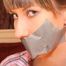 [From archive] Taniella - captured, taped, hogtied and packed into trash bag (1)