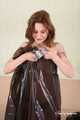 Morrigan & Valeria Ross - Valeria Ross are posing in trash bag dress