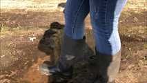 Rubber boots in mud For my rubber boot lovers